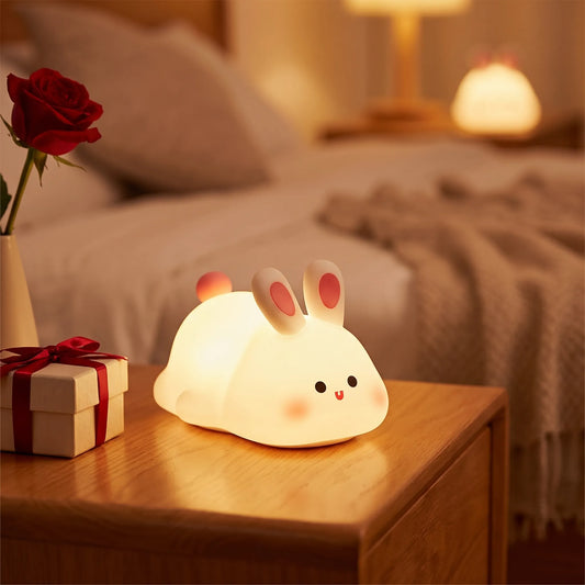 The Squishy Bunny Lamp | Rechargeable Touch Night Light