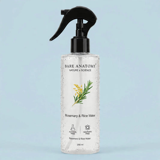 Bare Anatomy Rosemary & Rice Water Hair Spray – 200ml