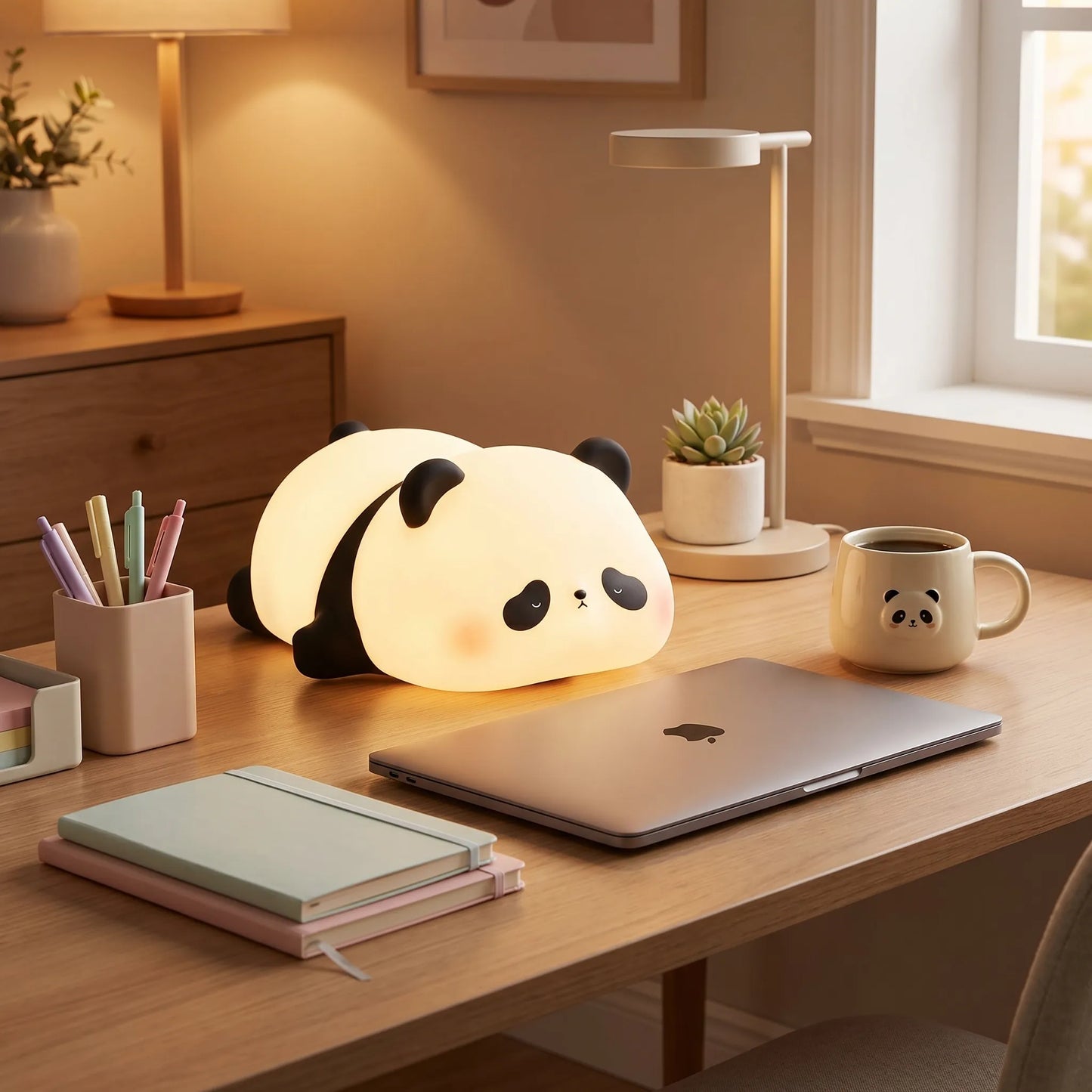 The Sleepy Panda Lamp