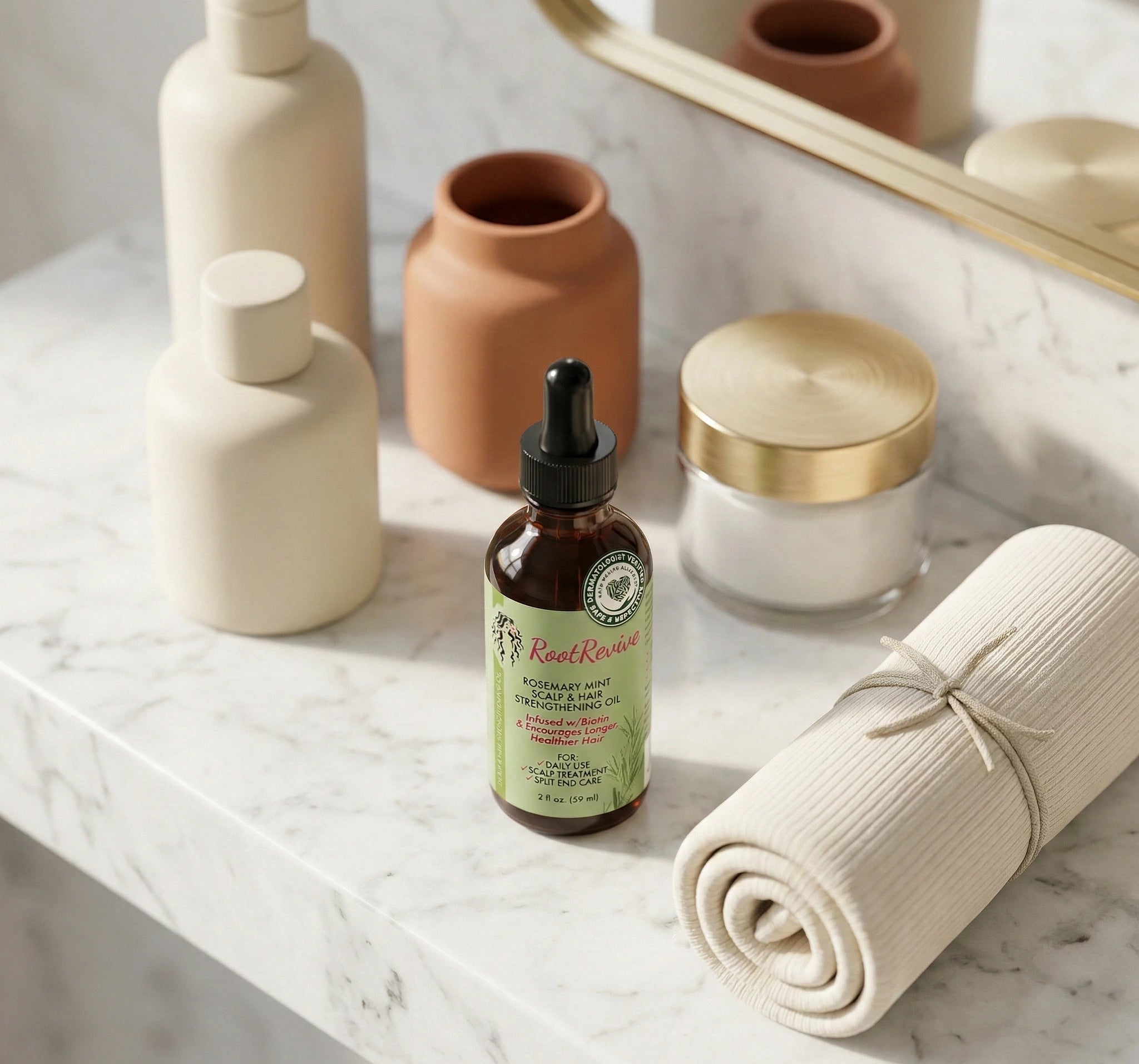 RootRevive™ Rosemary Mint Scalp & Hair Strengthening Oil (Original Formula)