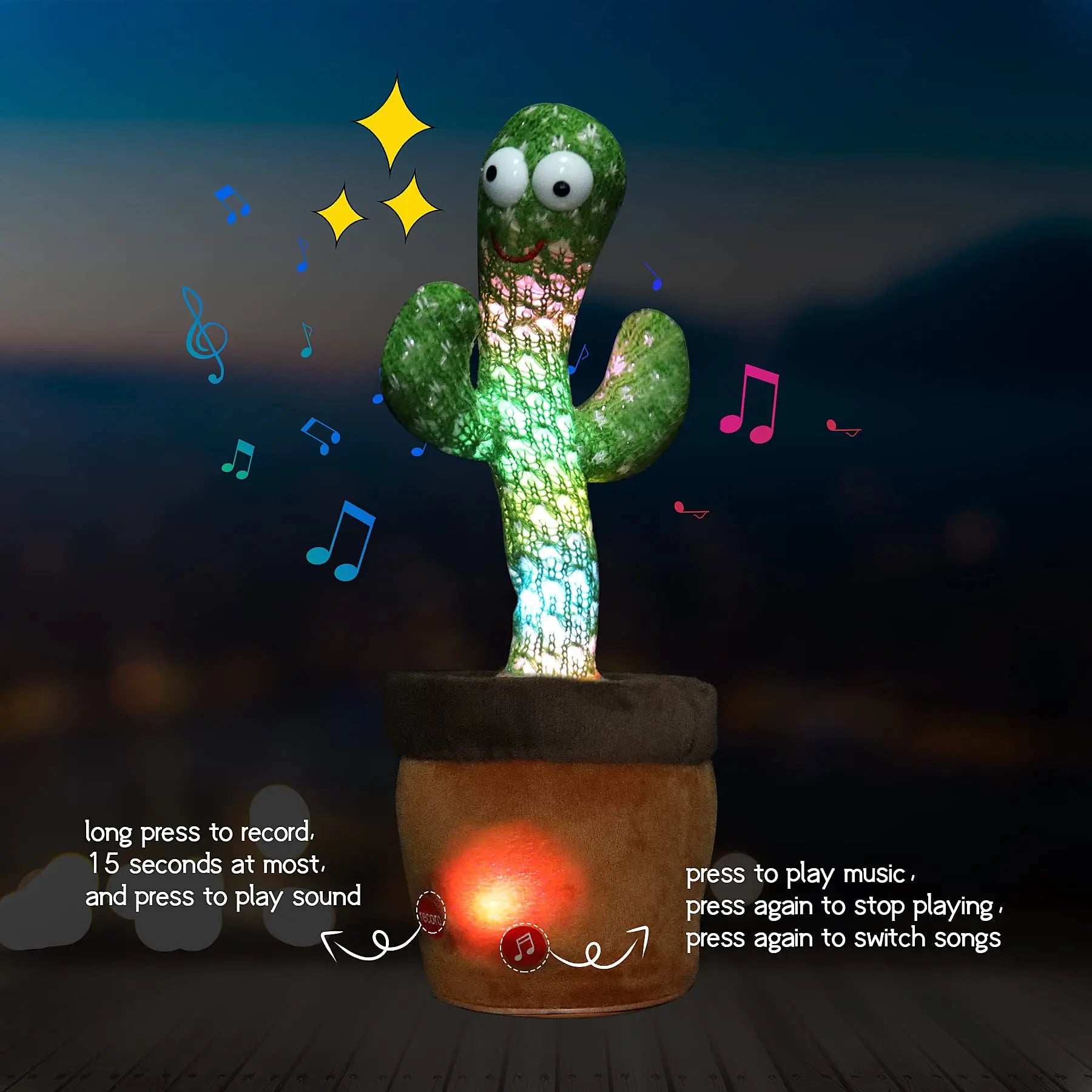 Cacto Dancing Cactus Plush Toy
