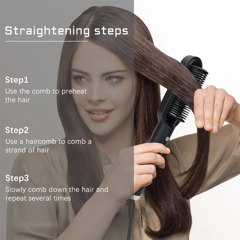 Electric Hair Straightener Comb