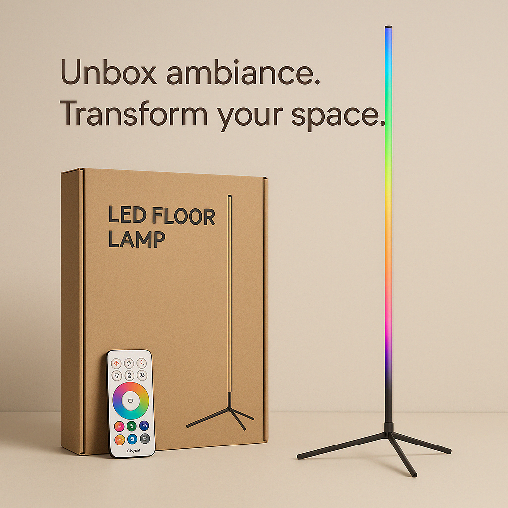 LED Corner Floor Lamp