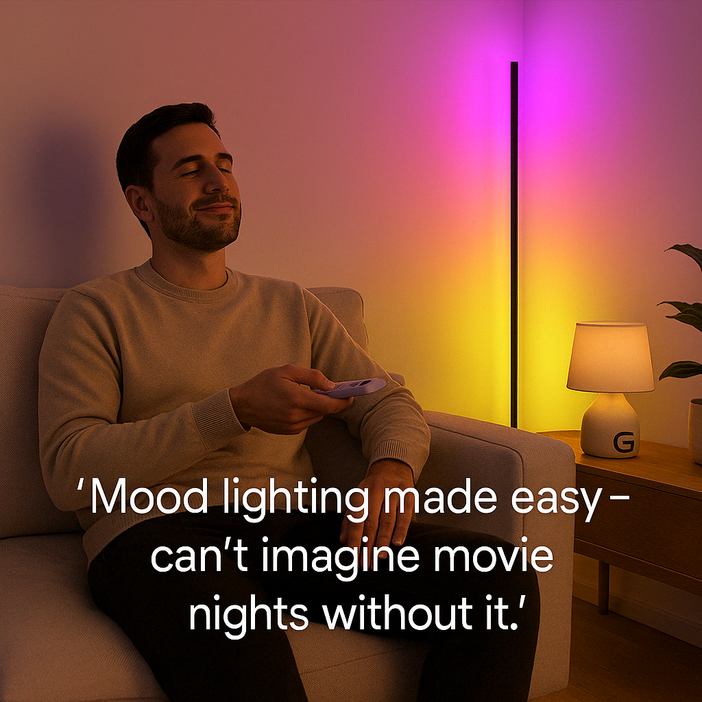 LED Corner Floor Lamp