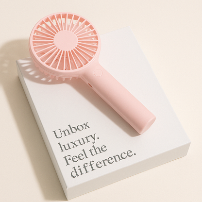 Portable Handheld Mini Rechargeable Fan
