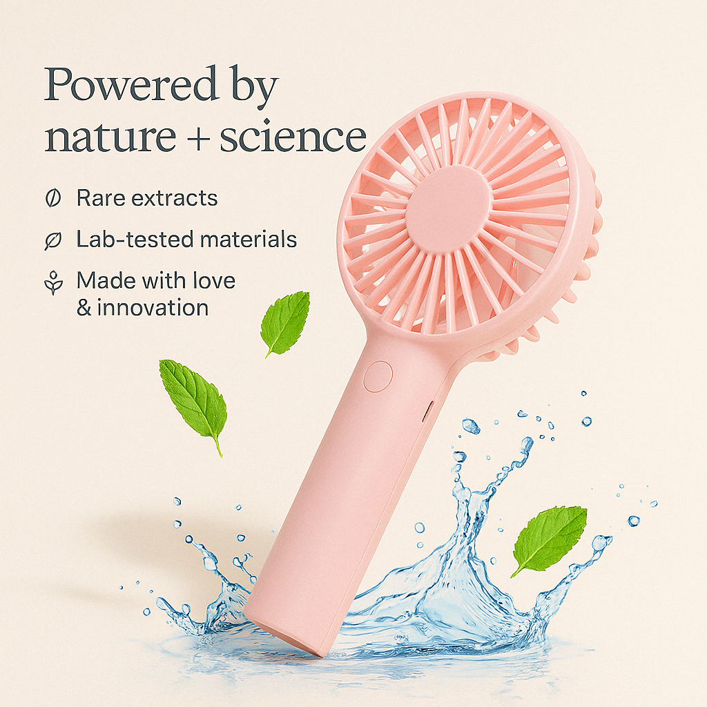 Portable Handheld Mini Rechargeable Fan