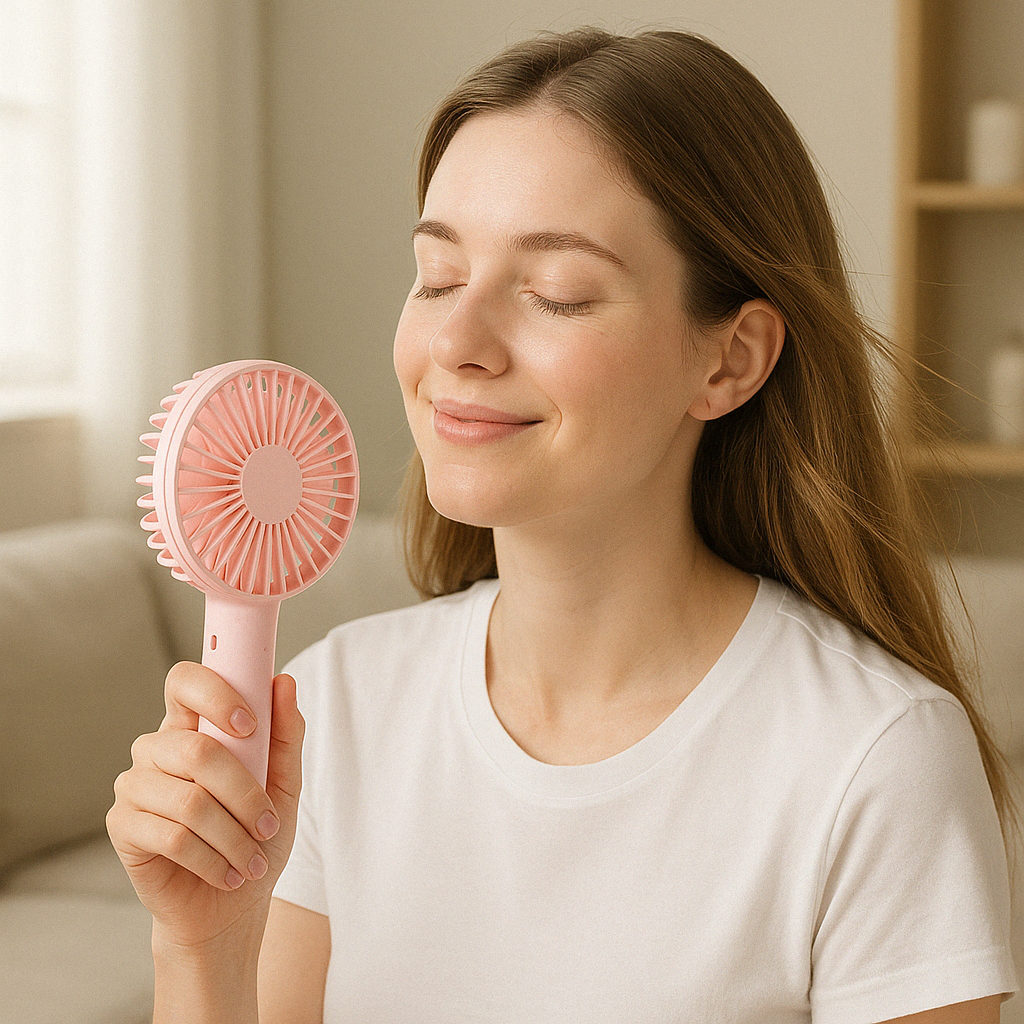 Portable Handheld Mini Rechargeable Fan