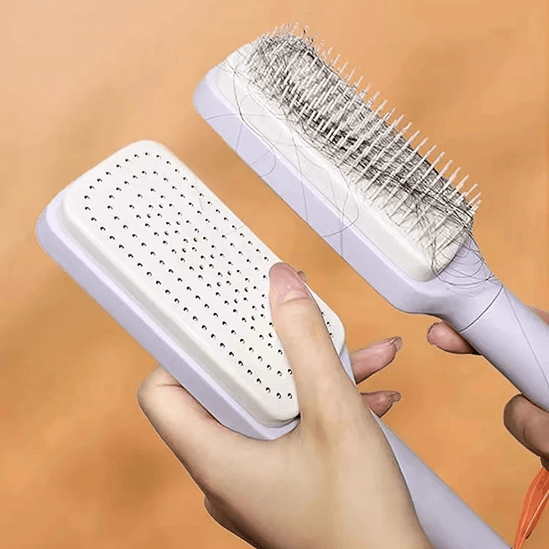 SELF CLEANING HAIR COMB (IMPORTED)