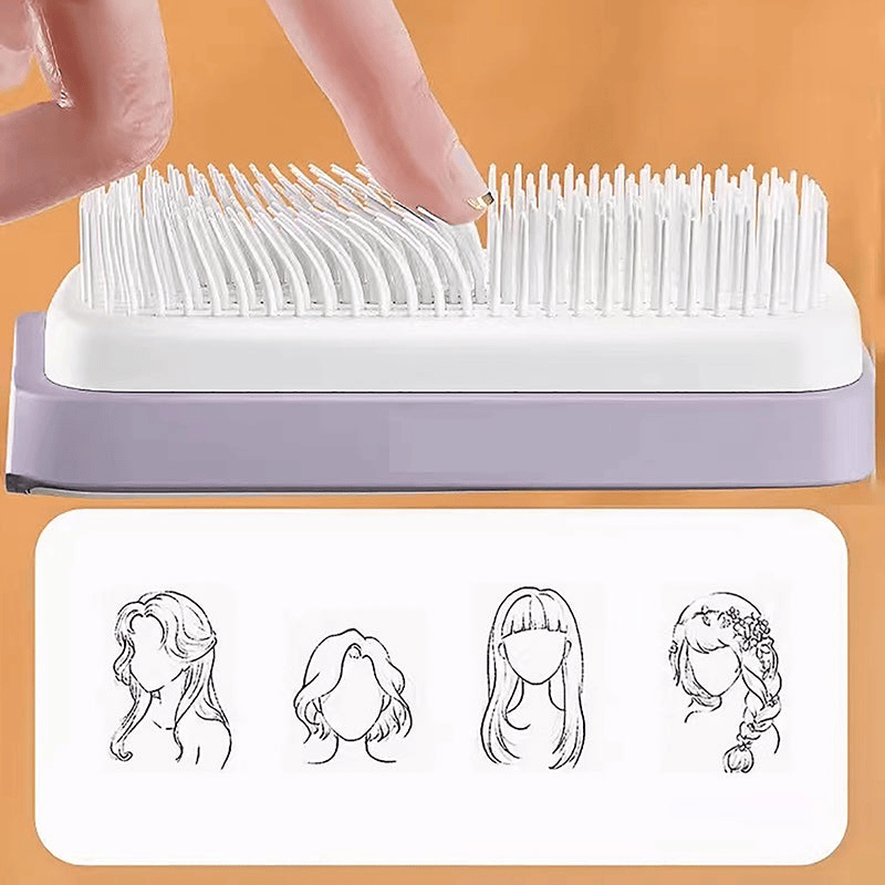 SELF CLEANING HAIR COMB (IMPORTED)