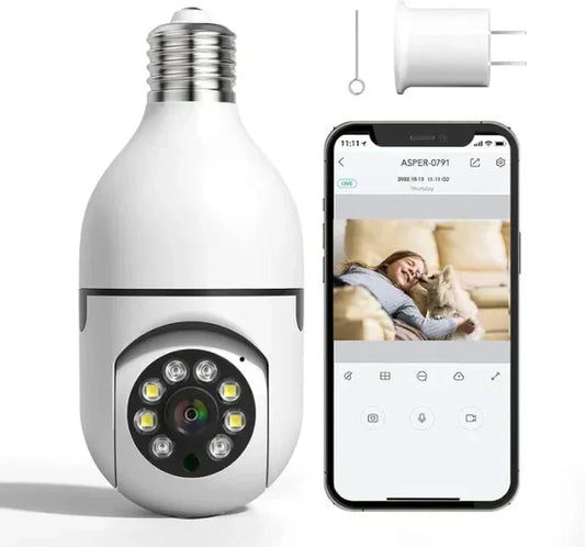 𝙕𝙖𝙧𝙬𝙖𝙝™ Night Vision Wireless Bulb Camera
