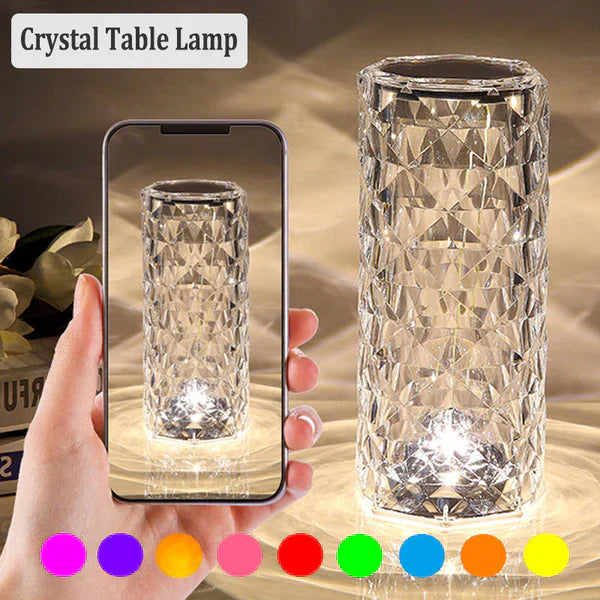 𝙕𝙖𝙧𝙬𝙖𝙝™LED Crystal Table Lamp | مصباح طاولة كريستال LED