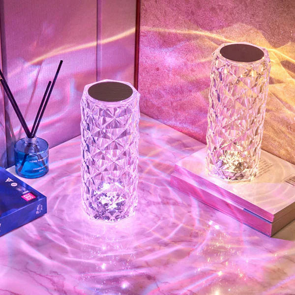 𝙕𝙖𝙧𝙬𝙖𝙝™LED Crystal Table Lamp | مصباح طاولة كريستال LED
