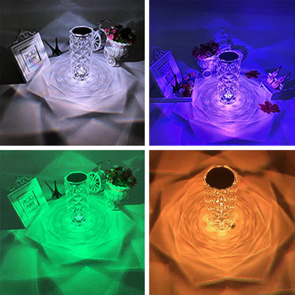 𝙕𝙖𝙧𝙬𝙖𝙝™LED Crystal Table Lamp | مصباح طاولة كريستال LED
