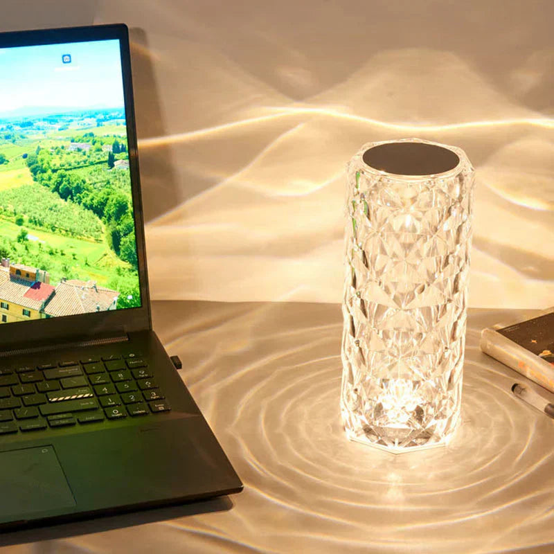 𝙕𝙖𝙧𝙬𝙖𝙝™LED Crystal Table Lamp | مصباح طاولة كريستال LED