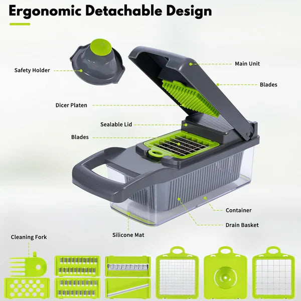 𝙕𝙖𝙧𝙬𝙖𝙝™ Multifunctional Vegetable Slicer | قطاعة خضروات متعددة الوظائف
